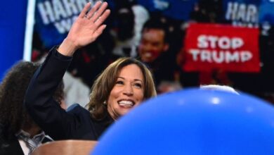 Photo of Fact-checking Kamala Harris at the Democratic convention on Day 4