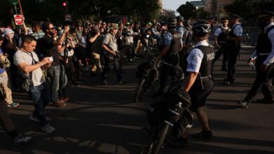 Photo of Protest march on DNC draws crowds but doesn’t overwhelm