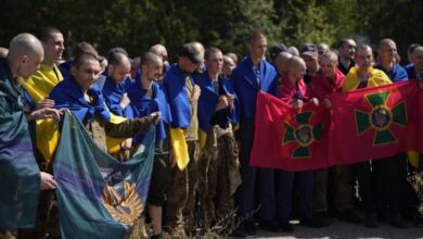 Photo of On Ukrainian Independence Day, over 100 POWs swapped with Russia