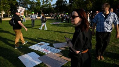 Photo of Seeking history, an archivist gathers what protesters at the DNC left behind