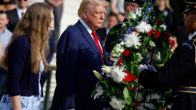 Photo of Trump’s cemetery clash ups the ante on politicizing military, memorials