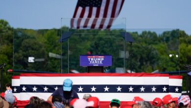 Photo of Trump zeroes in on national security at first outdoor rally since assassination attempt: ‘World is on fire’