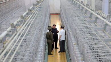 Photo of Kim Jong Un shows off his nuclear facility and calls for ‘exponential’ increase in warheads