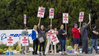 Photo of Boeing freezes hiring in sweeping cost cuts as it grapples with factory worker strike