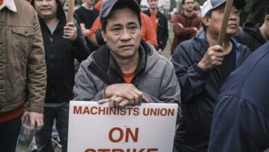 Photo of Boeing sweetens offer to union as strike enters second week