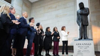 Photo of Johnny Cash monument unveiled on Capitol Hill: ‘Embodies the American spirit’