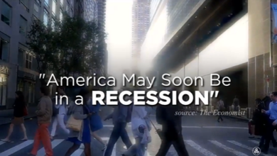 Photo of Trump campaign ad is stuck in an economic time warp