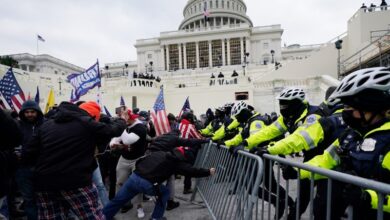 Photo of Jan. 6 rioter who assaulted police gets weekends in jail for a year