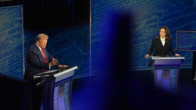 Photo of Harris crisply attacks Trump in debate; he retorts with fiery rhetoric