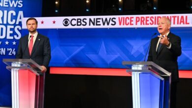 Photo of Vance, Walz square off in what could be final meeting of presidential campaigns