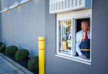 Photo of McDonald’s where Trump served fries hit with flurry of bad Yelp reviews