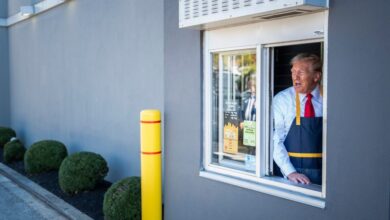 Photo of McDonald’s where Trump served fries hit with flurry of bad Yelp reviews