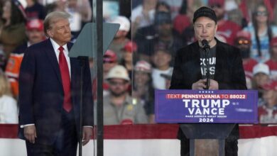 Photo of Elon Musk gives $75M to his own America PAC in push to elect Trump