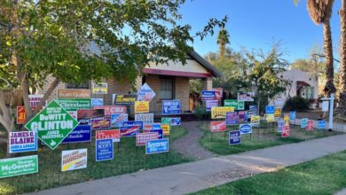 Photo of This campaign sign graveyard is bringing election losers back from the dead