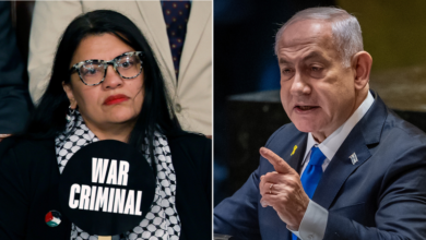 Photo of ‘Squad’ member calls Netanyahu a ‘genocidal maniac,’ sparking backlash from Israeli ambassador to the UN