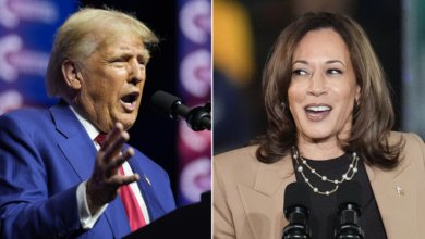 Photo of Trump, Harris dead even in national poll, with just one in four saying country headed in right direction