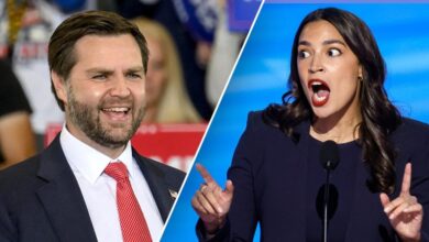 Photo of AOC chimes in after JD Vance refers to Kamala Harris as ‘trash’