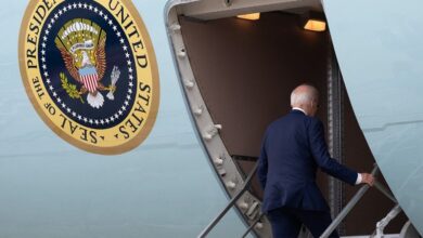 Photo of Biden skips taking questions at G-20 in Brazil, despite reporter pleading with him