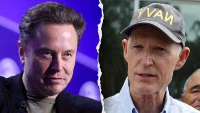 Photo of Elon Musk endorses Rick Scott for Senate majority leader