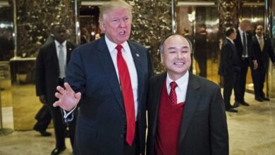 Photo of Trump and Japan tech conglomerate SoftBank announce $100 billion in U.S. investments