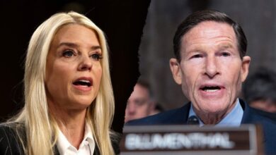 Photo of ‘Excuse me’: Bondi shuts down Dem senator’s questioning attacking another Trump nominee