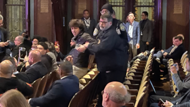 Photo of ‘Scream night’: Climate activists repeatedly disrupt DNC leadership meeting