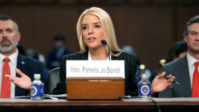 Photo of Bondi spars with Schiff at testy confirmation hearing: ‘You were censured’