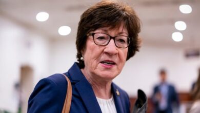 Photo of Susan Collins vows to oppose Trump FBI director nominee Kash Patel ahead of critical vote