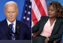 Photo of Karine Jean-Pierre ripped over ‘firing squad’ recap of Biden’s exit from race: ‘Still doesn’t understand’