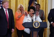 Photo of Trump appoints Alice Marie Johnson ‘pardon czar’ during Black History Month event at White House