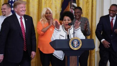 Photo of Trump appoints Alice Marie Johnson ‘pardon czar’ during Black History Month event at White House