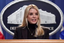 Photo of Bondi says Epstein client list ‘sitting on my desk right now,’ and is reviewing JFK, MLK files