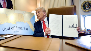 Photo of Trump signs proclamation declaring February 9 ‘Gulf of America Day’ ahead of Super Bowl: ‘Another big win’