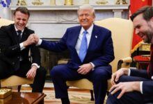 Photo of Trump meets France’s Macron at White House, says ‘lot of progress’ made toward ending war in Ukraine