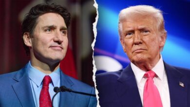 Photo of President Trump and Justin Trudeau hold call about Ukraine, border security after weeks of tension