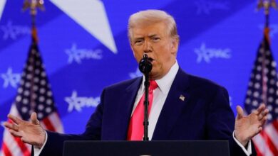 Photo of Trump rattles off ‘flagrant scams’ uncovered by DOGE, takes aim at Fort Knox in CPAC speech