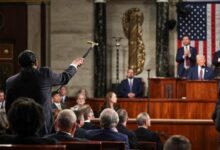 Photo of Speaker Johnson slams Dem Rep. Green’s ‘egregious behavior’ during Trump’s address