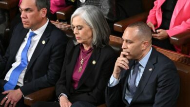 Photo of House Minority Leader Jeffries describes Trump’s address to Congress as ‘most divisive’ in American history