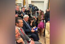 Photo of Ukraine ambassador’s reaction to fiery Trump-Zelenskyy Oval Office clash goes viral