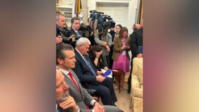 Photo of Ukraine ambassador’s reaction to fiery Trump-Zelenskyy Oval Office clash goes viral